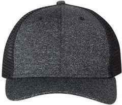 Dri Duck 3007 Fuse Trucker Cap - Black Black - Black / 6 5/8’’ - 7 3/8’’