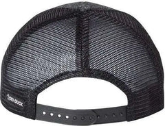 Dri Duck 3007 Fuse Trucker Cap - Black Black - Black / 6 5/8’’ - 7 3/8’’