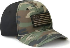 Dri Duck 3353 Tactical Cap - Green Camo Black - Green Black / 6 5/8’’ - 7 3/8’’
