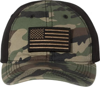 DRI DUCK 3353 Tactical Cap - Green Camo Black - Green Black / One Size Fits Most