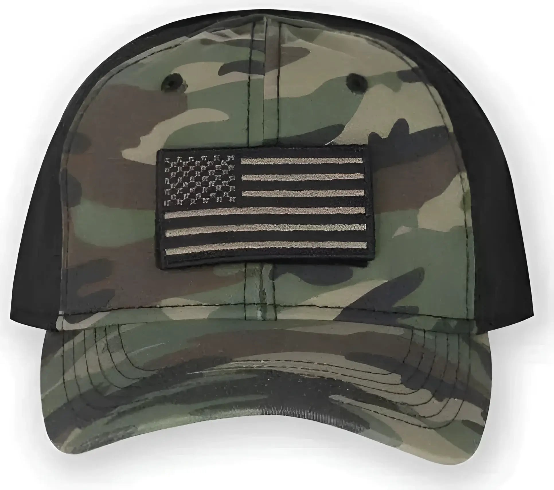 Dri Duck 3353 Tactical Cap - Green Camo Black - Green Black / 6 5/8’’ - 7 3/8’’