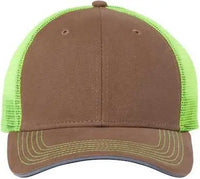 Dri Duck 3357 Hudson Brights Cap Field Khaki Neon Yellow Khaki Yellow / 6 5/8’’ 7 3/8’’