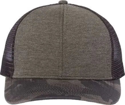 Dri Duck 3358 Pique Trucker Cap - Rock Camo - Multi-Colored / 6 5/8’’ - 7 3/8’’
