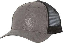 Dri Duck 3458 Territory Trucker Cap Charcoal Dark Gray / 6 5/8’’ 7 3/8’’