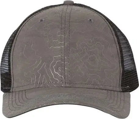 Dri Duck 3458 Territory Trucker Cap Charcoal Dark Gray / 6 5/8’’ 7 3/8’’