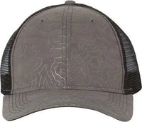 Dri Duck 3458 Territory Trucker Cap Charcoal Dark Gray / 6 5/8’’ 7 3/8’’