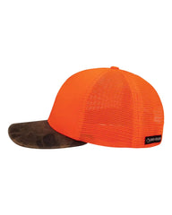 DRI DUCK 3466 Covert Trucker Cap - Blaze - Blaze / One Size Fits Most