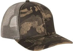 Dri Duck 3466 Covert Trucker Cap - Camo - Multi Colored / 6 5/8’’ - 7 3/8’’