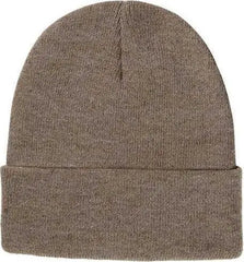 Dri Duck 3523 Coleman Beanie Gravel Green Black / One Size Fits Most
