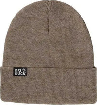 Dri Duck 3523 Coleman Beanie Gravel Green Black / One Size Fits Most