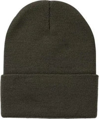 Dri Duck 3523 Coleman Cuffed Beanie - Fatigue - Dark Gray / One Size Fits Most