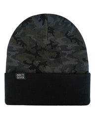 DRI DUCK 3523S Coleman Cuffed Beanie - 3523 - Black Woodland Camo - Black Woodland Camo / One Size Fits Most