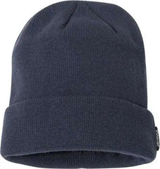 Dri Duck 3562 12’’ Basecamp Performance Knit Beanie Deep Blue Blue / One Size Fits Most