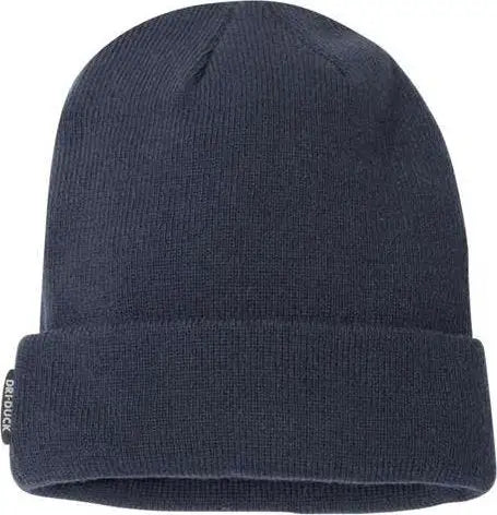 Dri Duck 3562 12’’ Basecamp Performance Knit Beanie Deep Blue Blue / One Size Fits Most