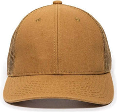 OC Sports DUK-800M Adjustable Mesh Back Cap - DUK Brown | HIT a Double