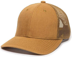 OC Sports DUK-800M Adjustable Mesh Back Cap - DUK Brown | HIT a Double
