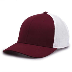 The Game GB518 Everyday Trucker Cap - Maroon White - HIT a Double - 4