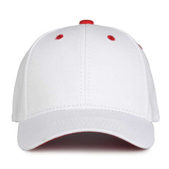 The Game GB2016 White Snapback Cotton Twill Cap - White Red - HIT a Double - 2