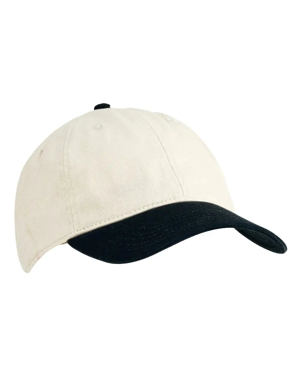 econscious EC7000 Eco Baseball Cap - Oyster Black - Oyster/ Black / One Size Fits Most