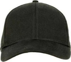 Econscious EC7025 6-Panel Organic Cotton Baseball Cap - Black - Black / One Size Fits Most