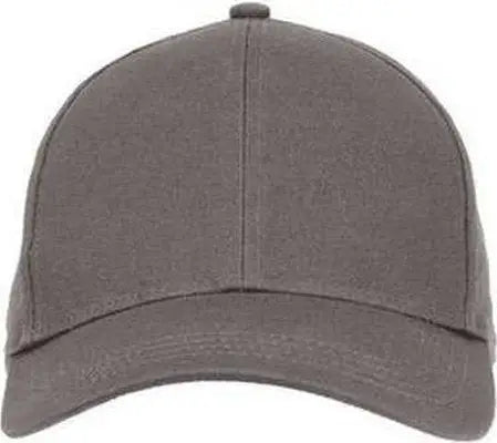 Econscious EC7025 6 Panel Organic Cotton Baseball Cap Charcoal Dark Gray / One Size Fits Most