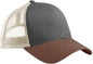 Econscious EC7070 Eco Trucker Organic Recycled Cap - Charcoal L Br Oys - Dark Gray Ivory / One Size Fits Most