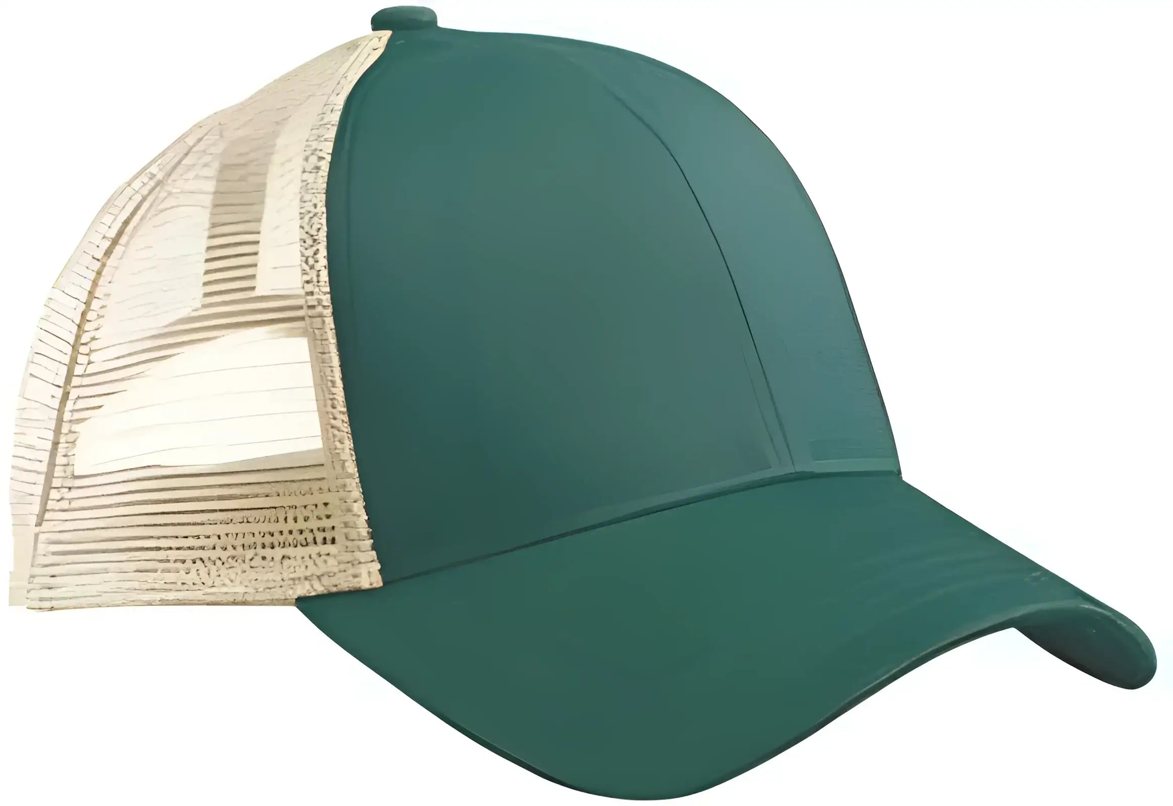 Econscious EC7070 Eco Trucker Organic Recycled Cap Emer Forest Oystr Forest Ivory / One Size Fits Most