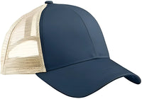 Econscious EC7070 Eco Trucker Organic Recycled Cap - Pacific Oyster - Navy Ivory / One Size Fits Most