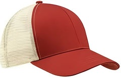Econscious EC7070 Eco Trucker Organic Recycled Cap Picante Oyster Cardinal Ivory / One Size Fits Most