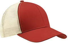 Econscious EC7070 Eco Trucker Organic Recycled Cap Picante Oyster Cardinal Ivory / One Size Fits Most