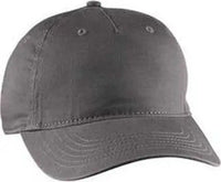 Econscious EC7087 Twill 5 Panel Unstructured Cap Charcoal Dark Gray / One Size Fits Most