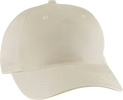 Econscious EC7087 Twill 5 Panel Unstructured Cap Oyster Ivory / One Size Fits Most