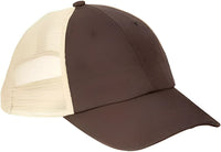 Econscious EC7095 Hemp Washed Soft Mesh Trucker Cap Earth Oyster Brown Ivory / One Size Fits Most