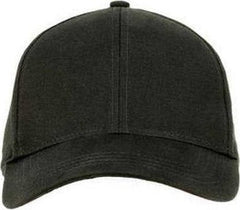 Econscious EC7025 6-Panel Organic Cotton Baseball Cap - Black | HIT a Double