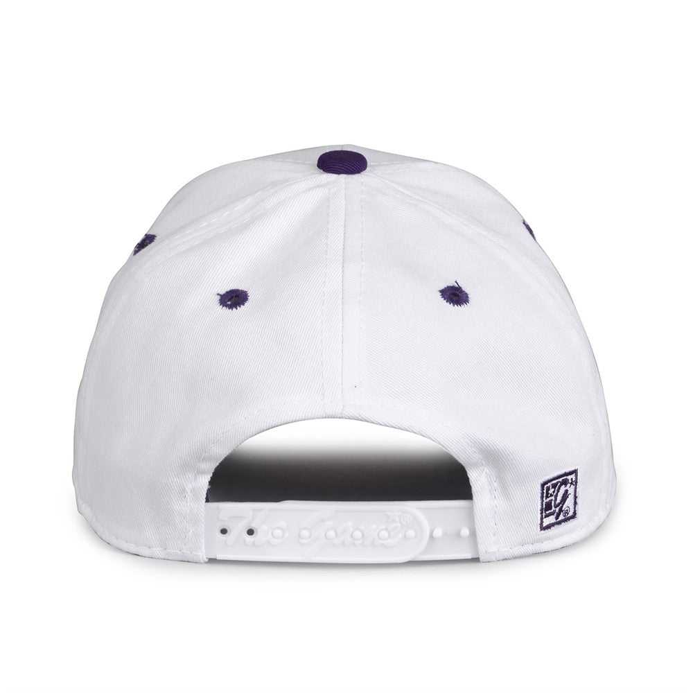 The Game GB2016 White Snapback Cotton Twill Cap - White Purple - HIT a Double - 4