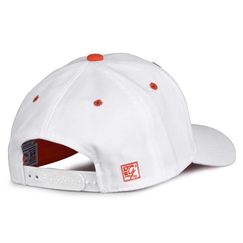 The Game GB2016 White Snapback Cotton Twill Cap - White Orange - HIT a Double - 5