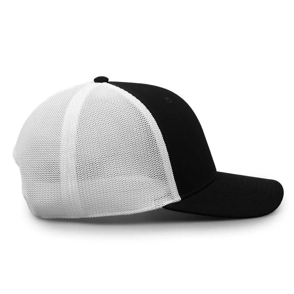 The Game GB518 Everyday Trucker Cap - Black White - HIT a Double - 8