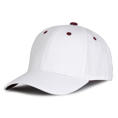 The Game GB2016 White Snapback Cotton Twill Cap - White Maroon | HIT a Double