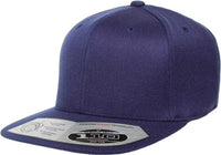 Flexfit 110 Flat Bill Snapback Cap - Navy - Navy / 6 7/8’’ - 7 1/2’’
