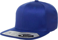 Flexfit 110 Flat Bill Snapback Cap - Royal Blue - Royal / 6 7/8’’ - 7 1/2’’
