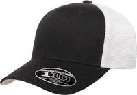 Flexfit 110 Mesh-Back Cap - Black White - Black White / 6 7/8’’ - 7 1/2’’