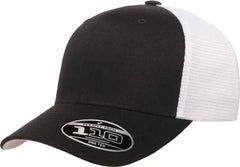 Flexfit 110 Mesh-Back Cap - Black White - Black White / 6 7/8’’ - 7 1/2’’