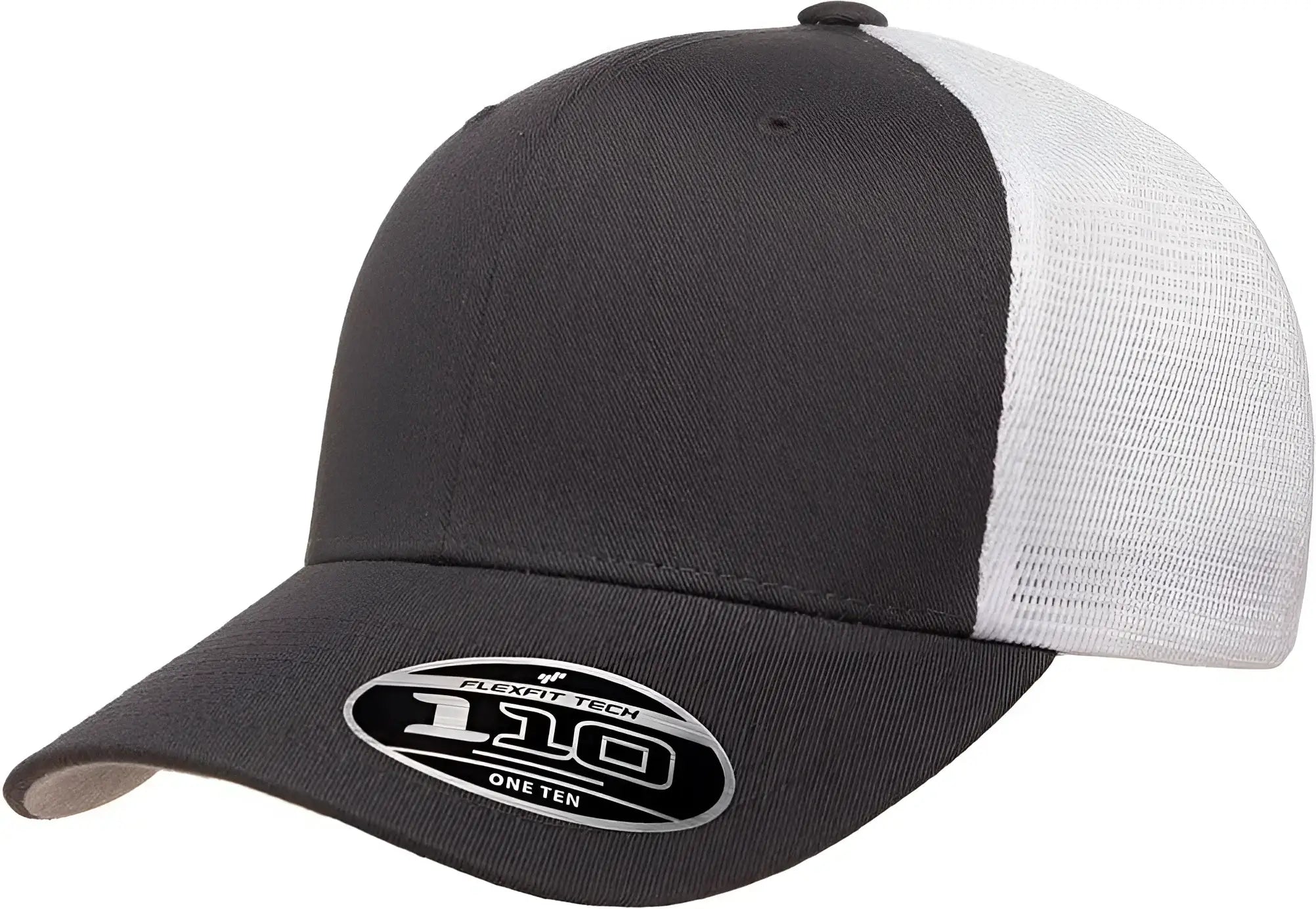 Flexfit 110 Mesh Back Cap Charcoal White Dark Gray White / 6 7/8’’ 7 1/2’’