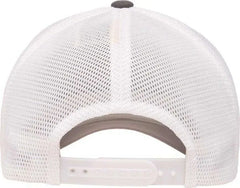 Flexfit 110 Mesh-Back Cap - Charcoal White - Dark Gray White / 6 7/8’’ - 7 1/2’’