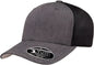 Flexfit 110 Mesh-Back Cap - Melange Charcoal Black - Dark Gray Black / 6 7/8’’ - 7 1/2’’