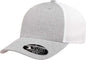 Flexfit 110 Mesh-Back Cap - Melange Silver White - Light Gray Gray / 6 7/8’’ - 7 1/2’’
