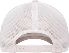 Flexfit 110 Mesh-Back Cap - White - White / 6 7/8’’ - 7 1/2’’