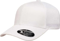 Flexfit 110 Mesh-Back Cap - White - White / 6 7/8’’ - 7 1/2’’