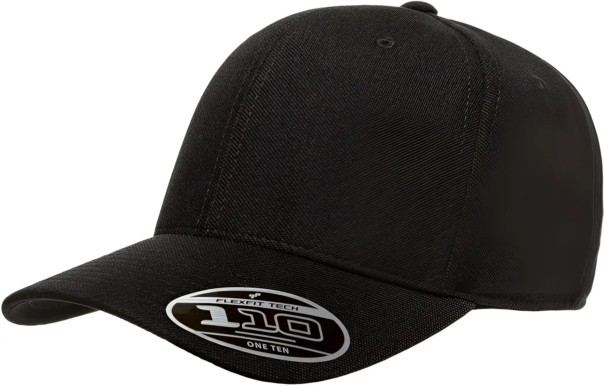 Flexfit 110 Mini-Piqu?? Cap - Black - Black / 6 7/8’’ - 7 1/2’’
