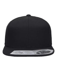 Flexfit 110F 110® Snapback Cap - Black - Black / One Size Fits Most